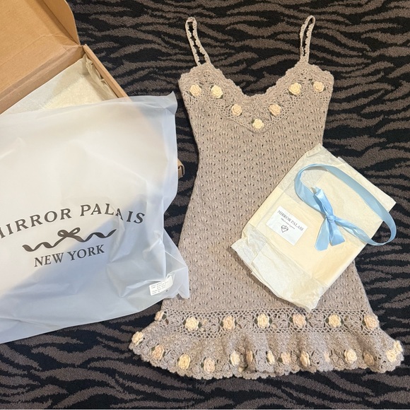 Mirror Palais Rosarium Knit Lady Dress mini XS - Picture 5 of 7